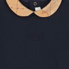 Baby Boys Navy Blue & Beige Geo Map Babygrow Gift Set, 4, hi-res