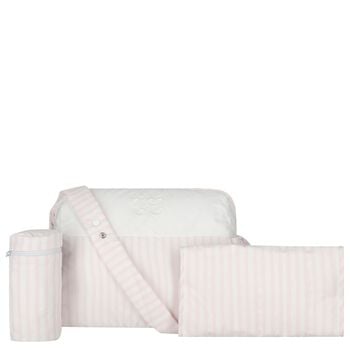 White & Pink Garda Baby Changing Bag Set ( 37CM )