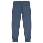 Boys Ivory & Blue Tracksuit Set ( 3 Piece ), 1, hi-res