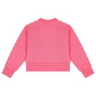 Girls Pink Logo Sweatshirt, 1, hi-res