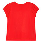 Girls Red Graphic T-Shirt, 2, hi-res