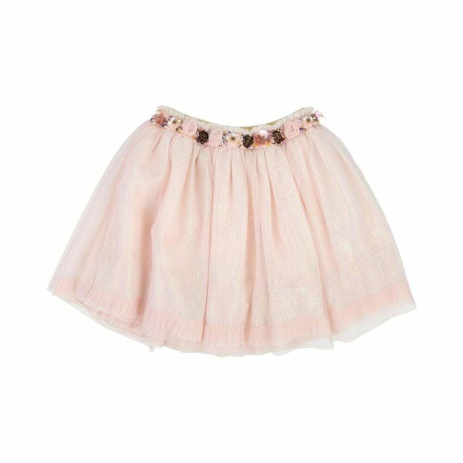 Girls Pink Tulle Skirt, 1, hi-res