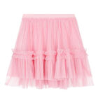 Girls Pink Tulle Skirt, 1, hi-res
