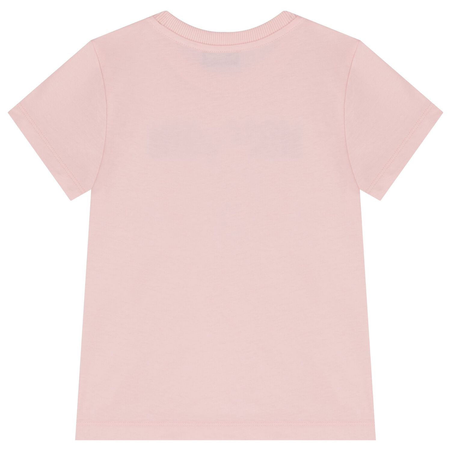 Girls Pink Teddy Bear Logo T-Shirt, 5, hi-res image number null