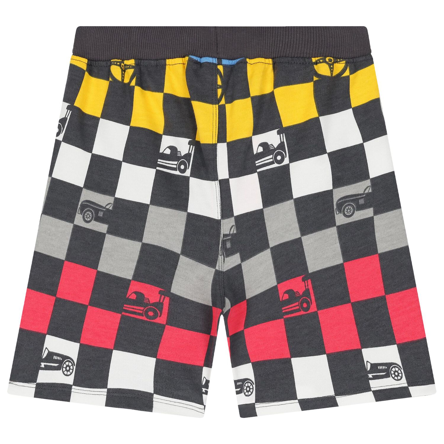 Boys White & Grey Hot Wheels Shorts Set, 1, hi-res