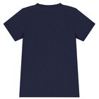 Boys Navy Blue Logo T-Shirt, 4, hi-res
