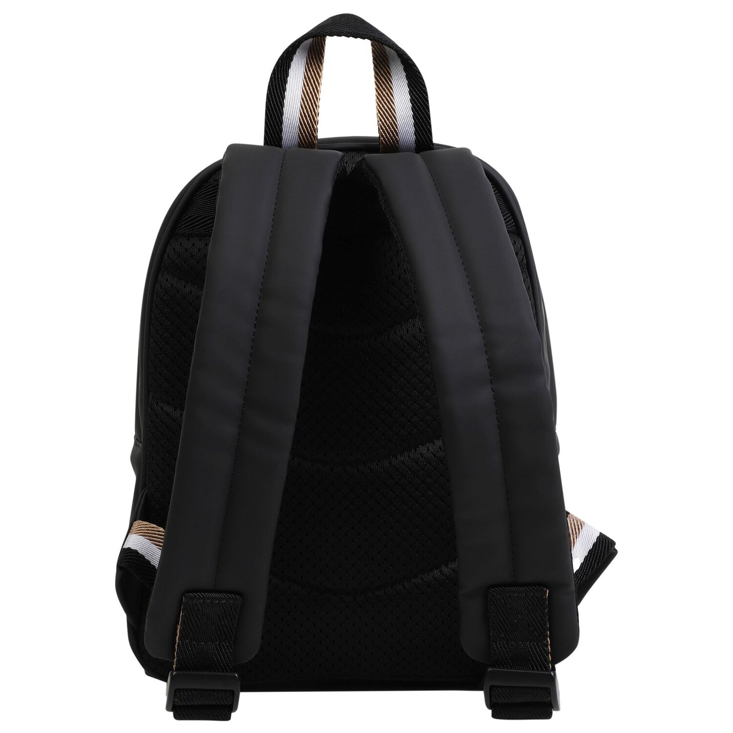 Boys Black Logo Backpack, 1, hi-res