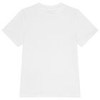 Boys Beige & White Logo T-Shirts ( 2-Pack ), 2, hi-res