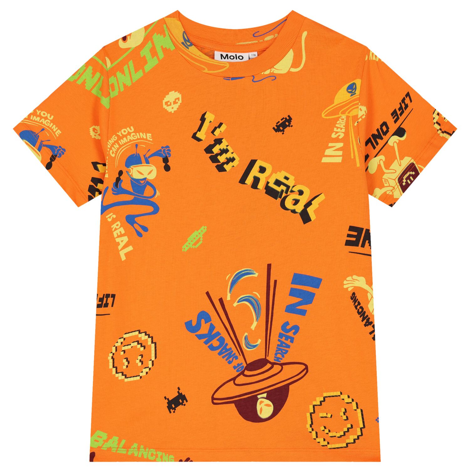 Boys Orange T-Shirt, 1, hi-res