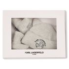 Grey Hat & Bootie Ikonik Karl & Choupette Baby Gift Set, 1, hi-res