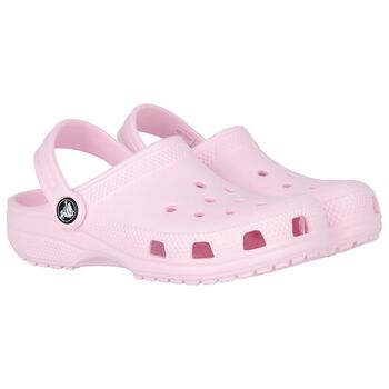 Girls Pale Pink Classic Clogs Sandals