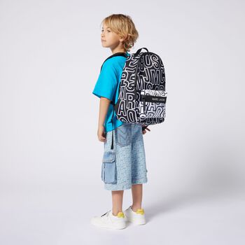Black Logo Backpack