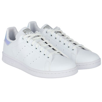 White & Iridescent Stan Smith Trainers
