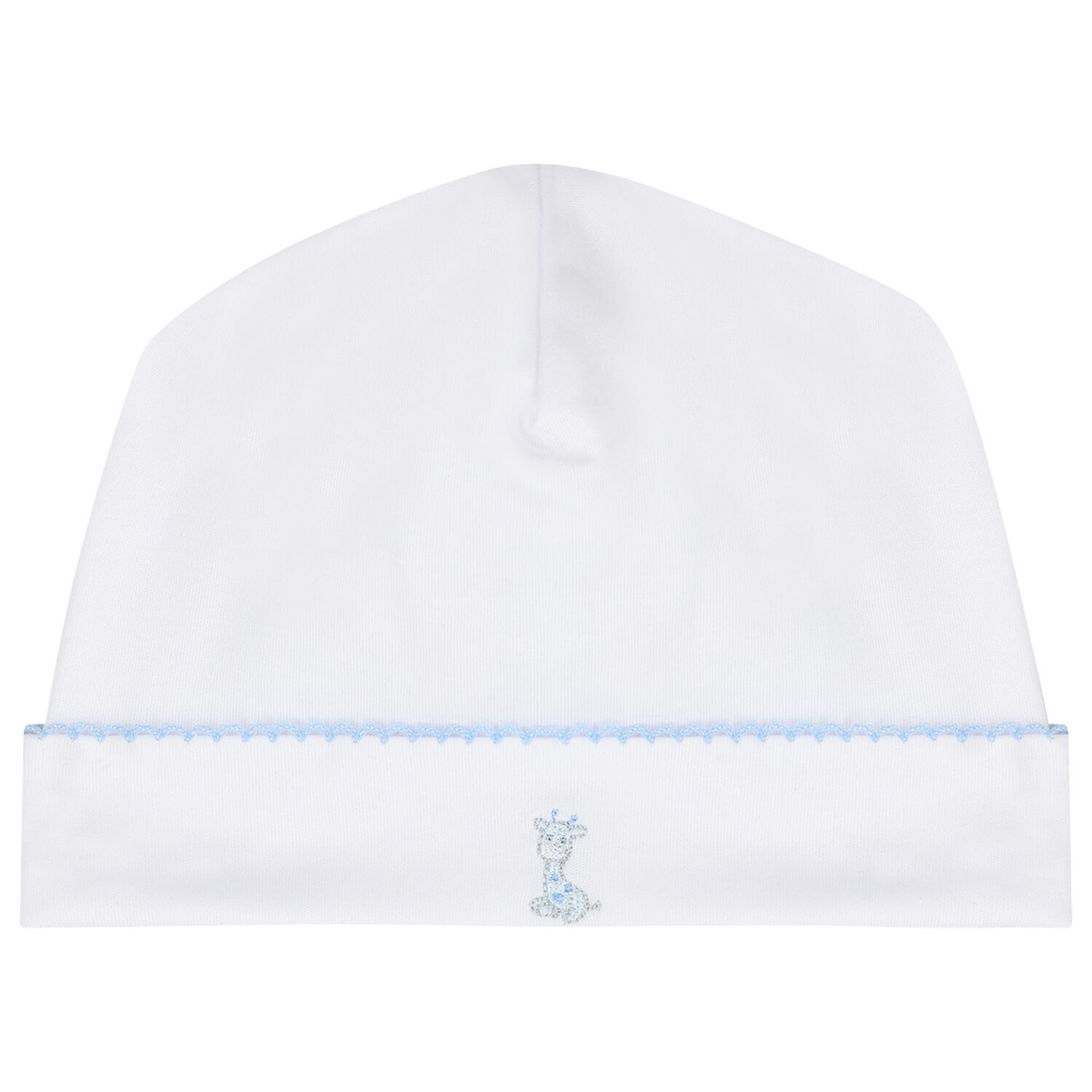 Baby Boys White & Blue Just Giraffe Babygrow Set, 1, hi-res