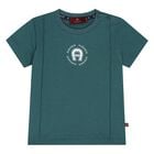 Younger Boys Green Logo T-Shirt, 1, hi-res