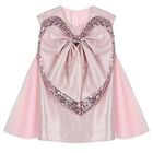 Girls Pink Heart Dress, 1, hi-res