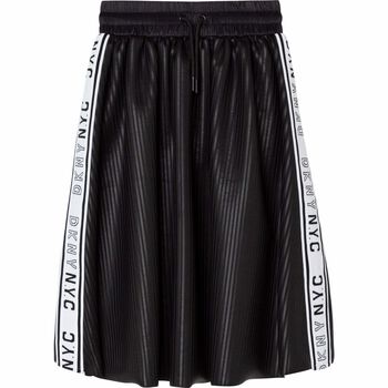 Girls Black Logo Skirt