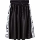 Girls Black Logo Skirt, 1, hi-res