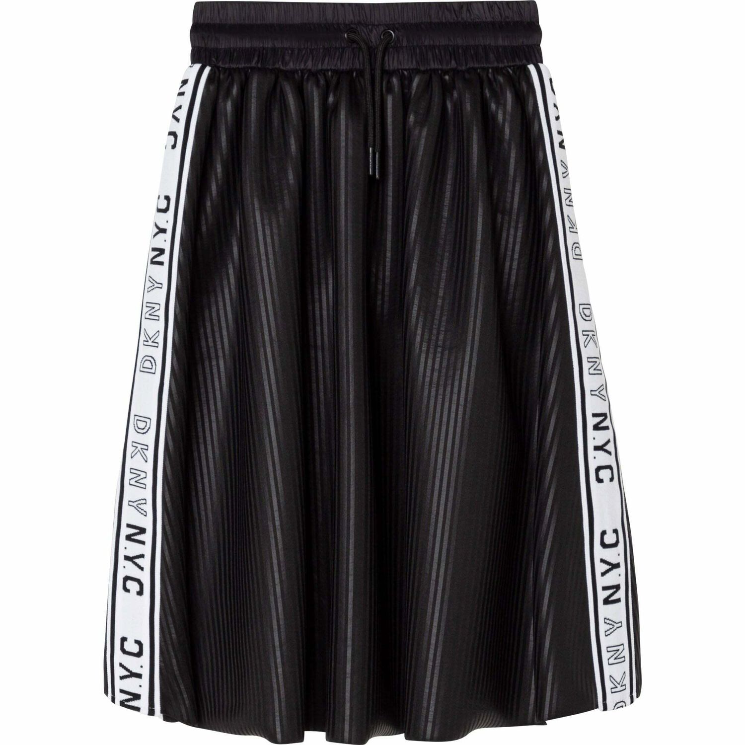 Girls Black Logo Skirt, 1, hi-res image number null