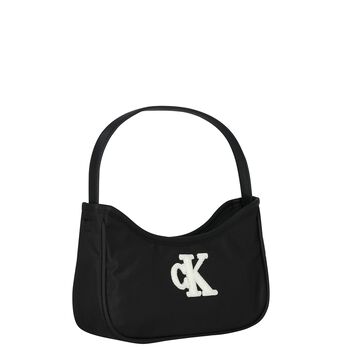 Girls Black Logo Handbag