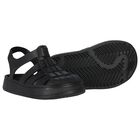 Black Logo Superstar Sandals, 1, hi-res