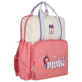 Girls Ivory & Pink Dollhouse Backpack
