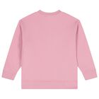 Girls Pink Logo Sweatshirt, 1, hi-res