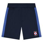 Boys Navy Blue Target Logo Shorts, 1, hi-res
