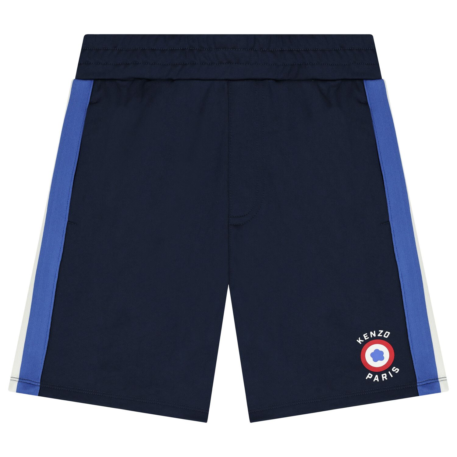 Boys Navy Blue Target Logo Shorts, 1, hi-res