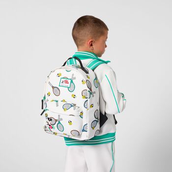 Boys White Disney Backpack