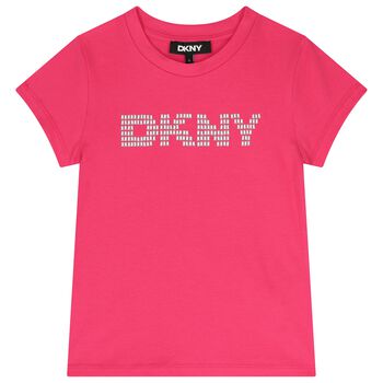 Girls Pink Logo T-Shirt