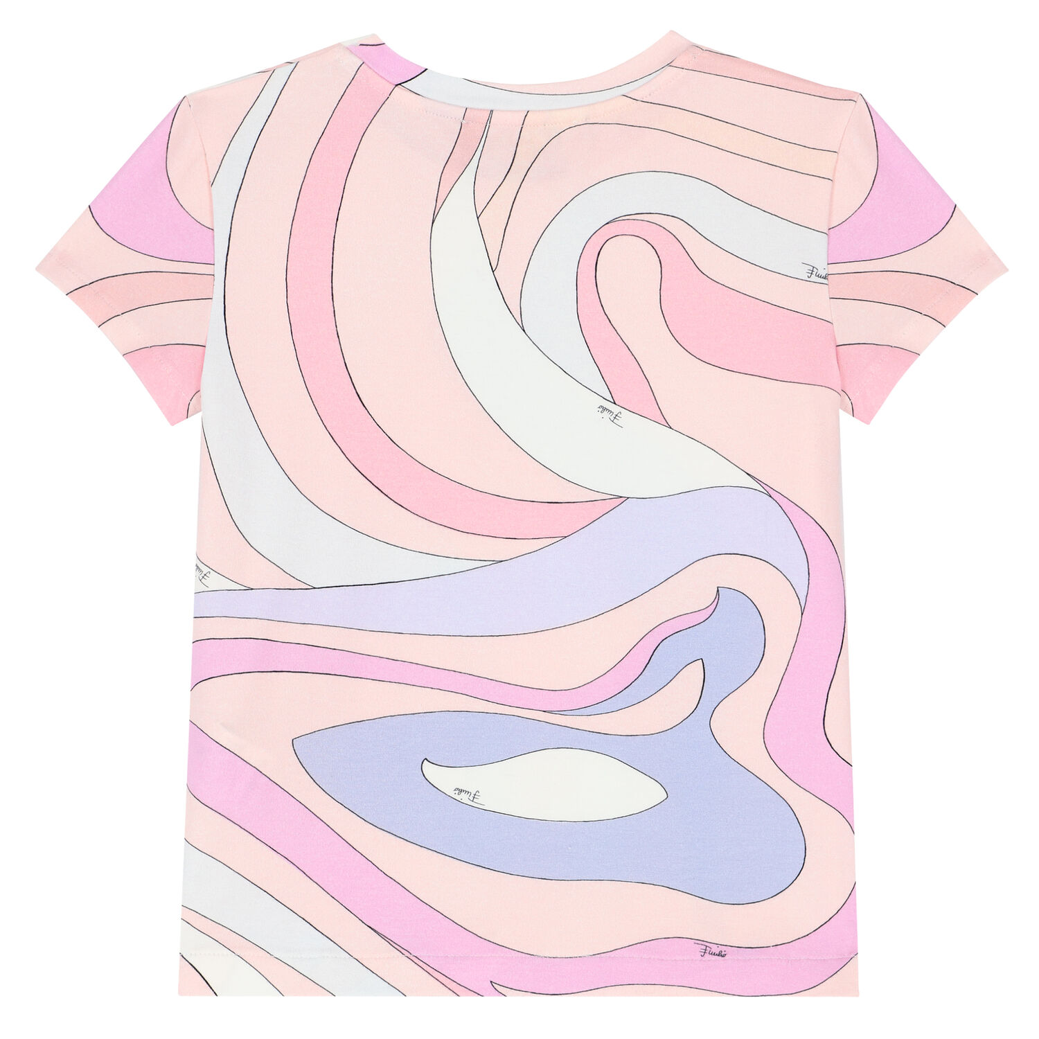 Girls Pink Abstract T-Shirt, 1, hi-res
