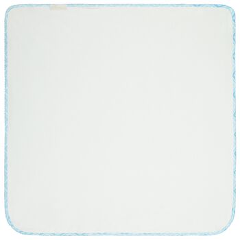 Baby Boys Blue Zig Zag Baby Blanket