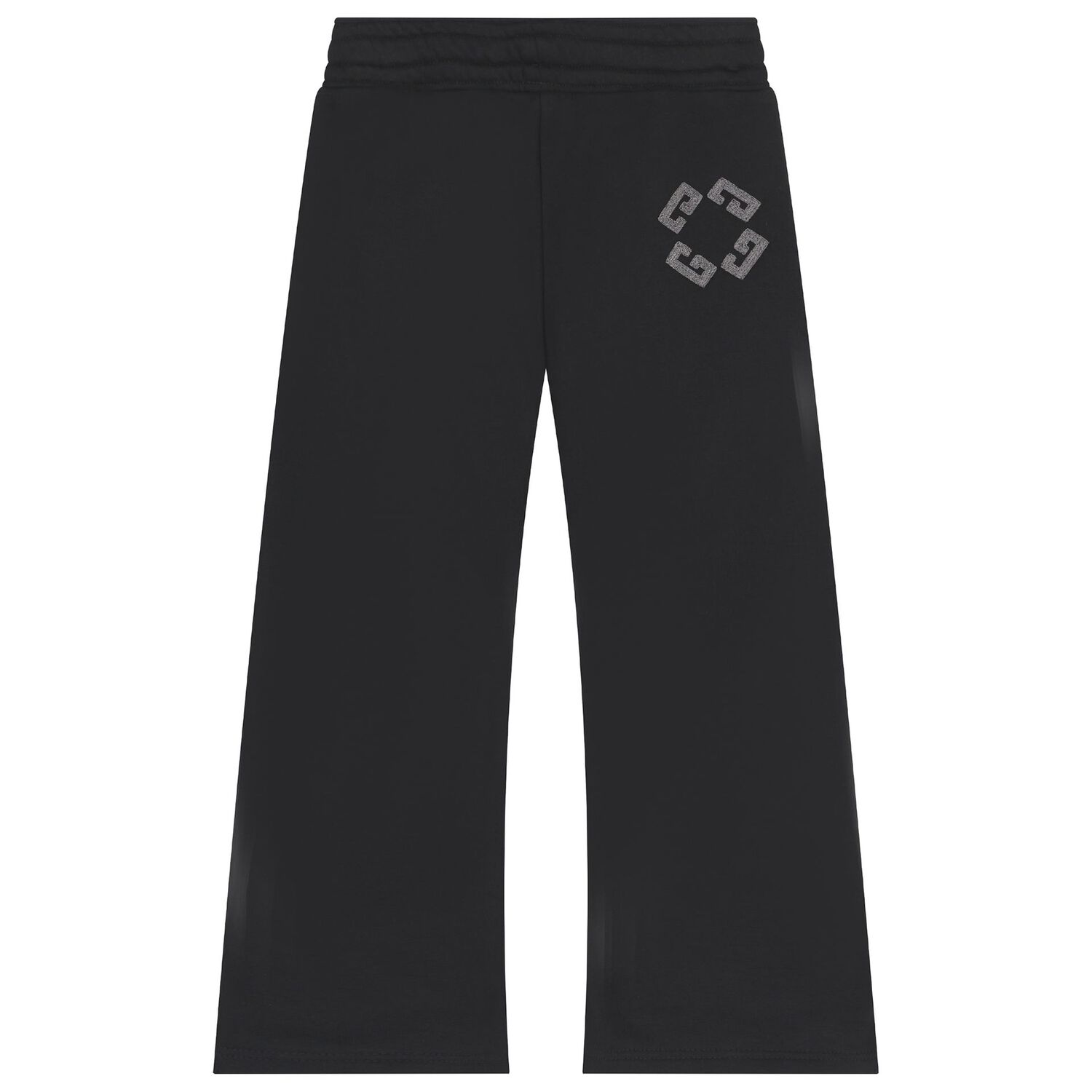 Girls Black Logo Joggers, 2, hi-res image number null