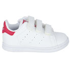 Girls White Stan Smith Trainers, 1, hi-res