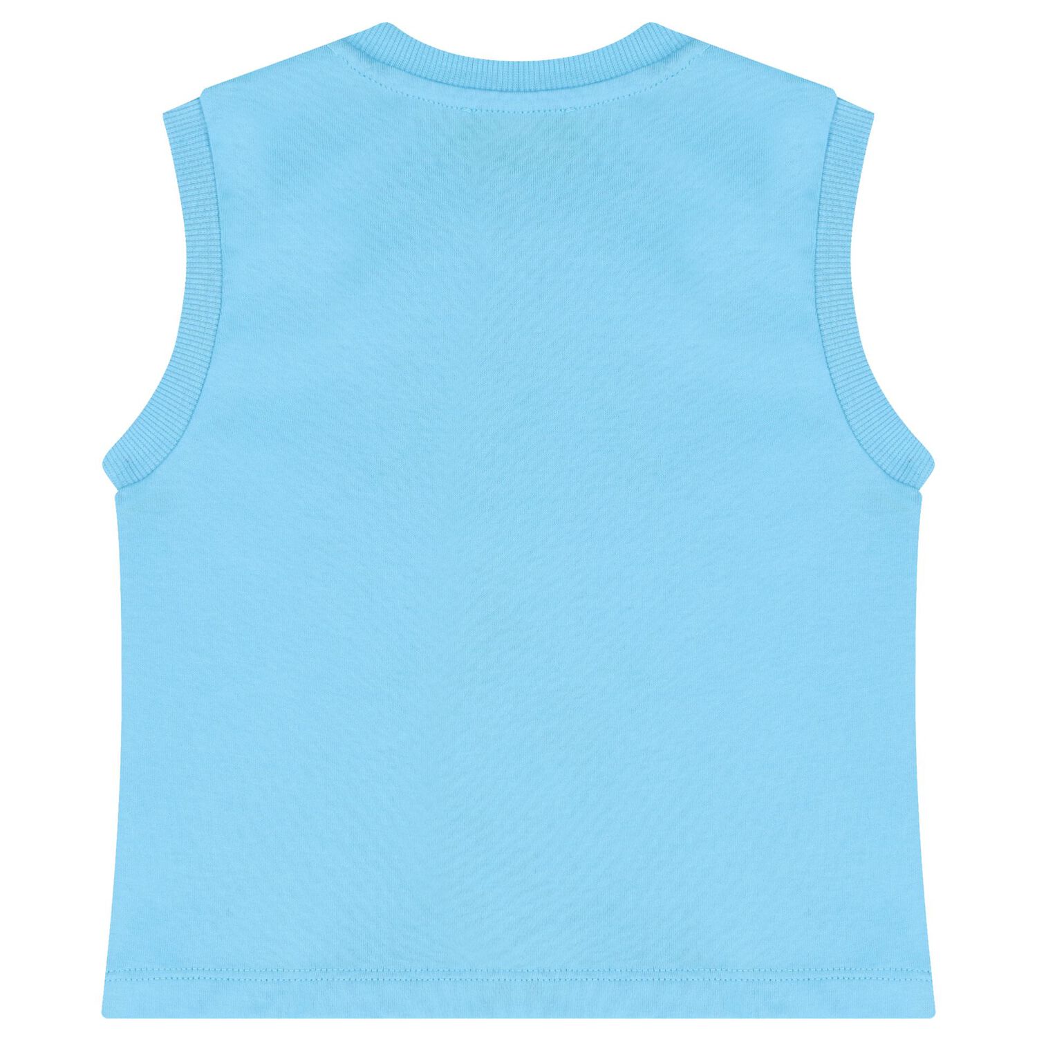 Blue & White Teddy Bear Logo Shorts Set, 2, hi-res