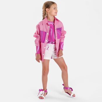 Girls Pink & Purple Sandals