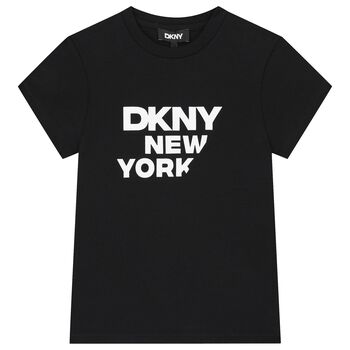 Girls Black Logo T-Shirt