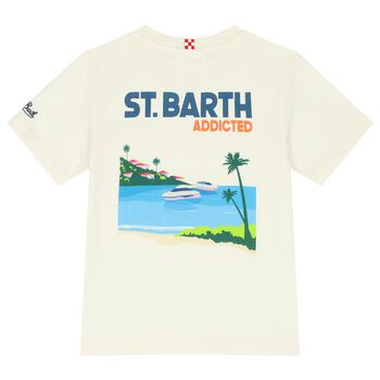Boys Ivory St Barth T-Shirt