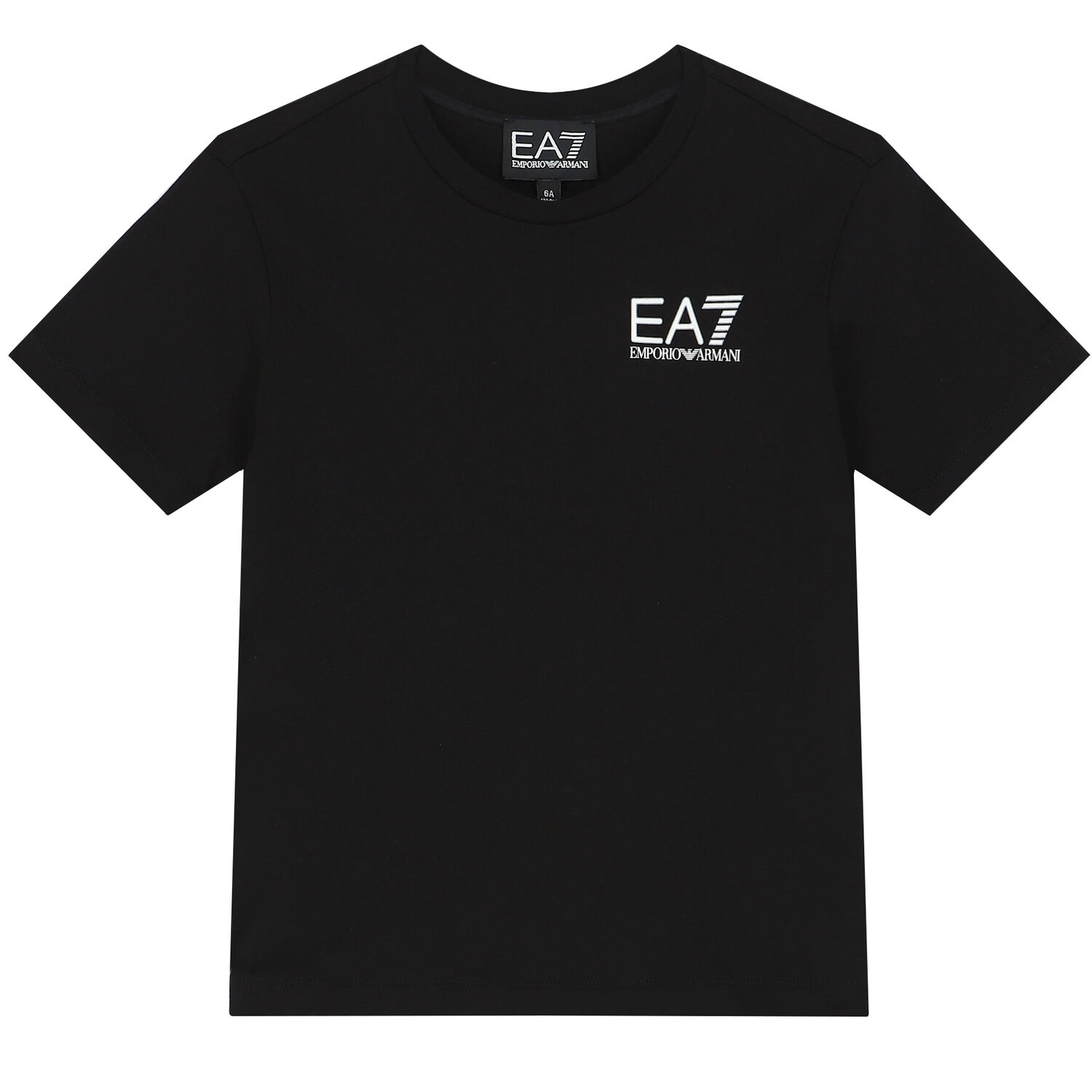 Boys Black Logo T-Shirt, 2, hi-res