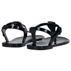 Girls Black Karl & Choupette Sandals, 1, hi-res