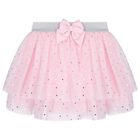 Girls Pink & Ivory Tulle Fairy Wings Skirt Set, 1, hi-res