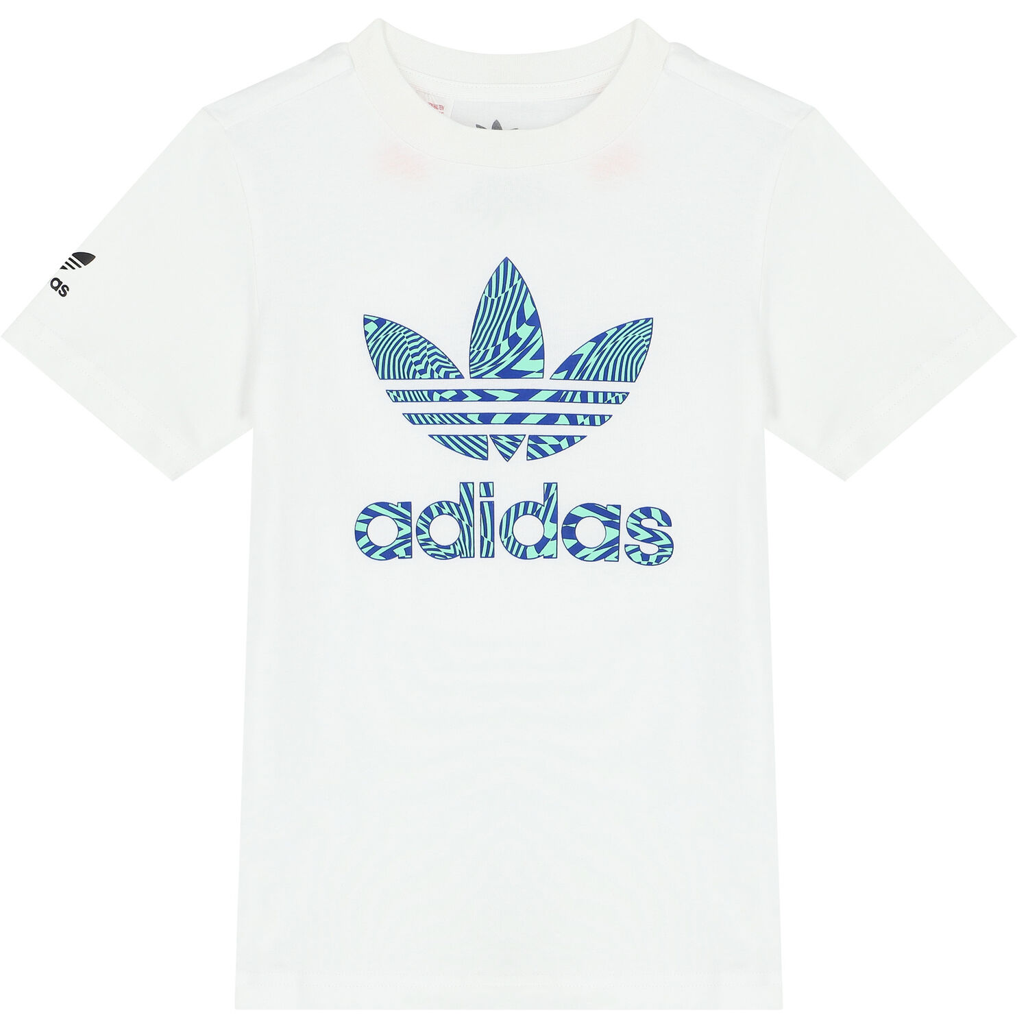 White & Black Logo Shorts Set, 1, hi-res