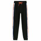 Boys Black Logo Joggers, 1, hi-res