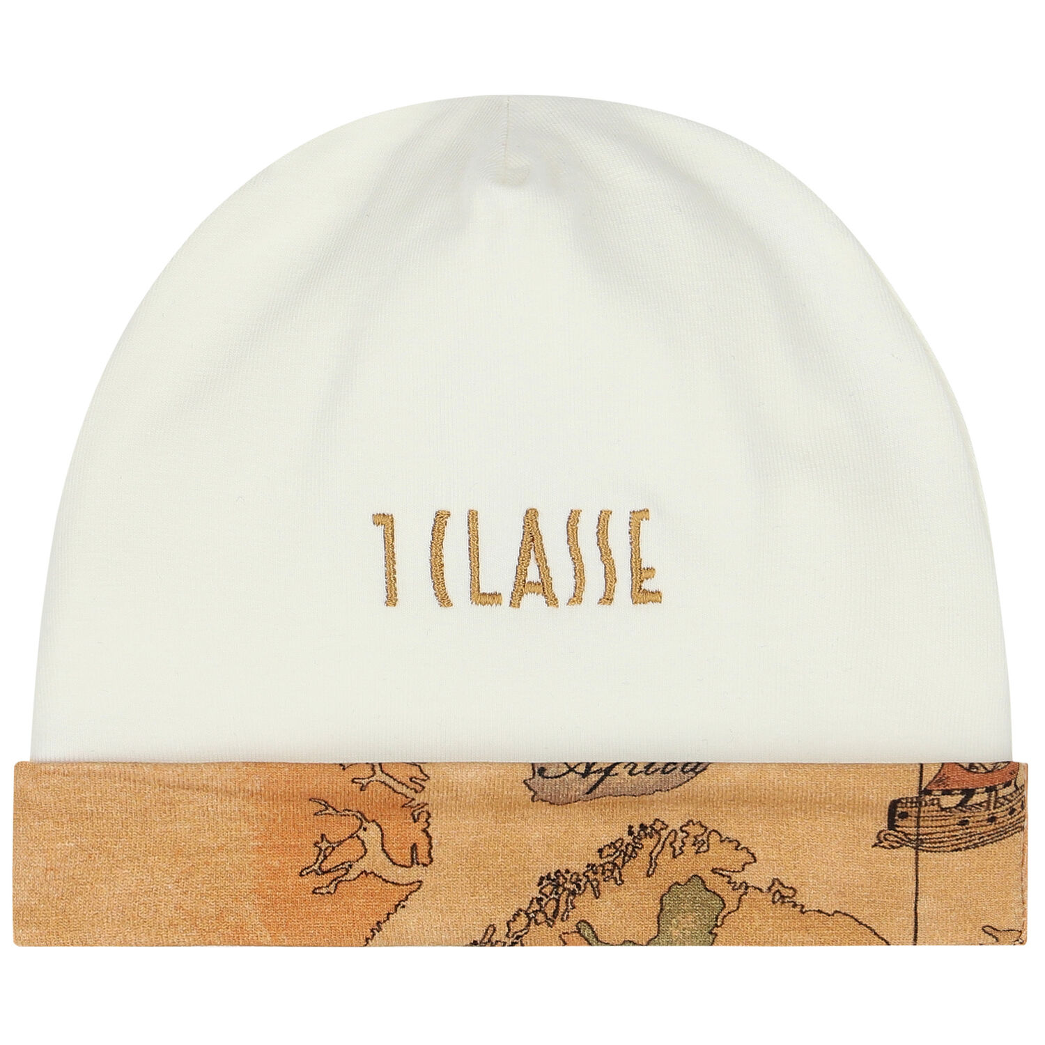 Baby Boys Ivory & Blue Geo Map Babygrow Set, 4, hi-res