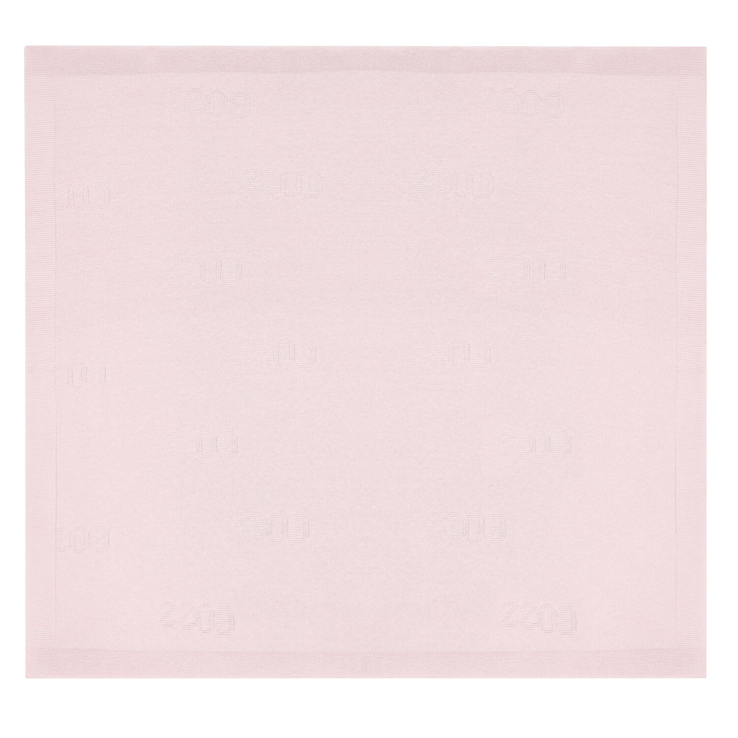 Pink Logo Knitted Baby Blanket, 1, hi-res image number null