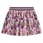 Girls Multi-Coloured Pleated Skirt, 2, hi-res