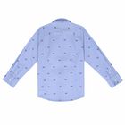 Younger Boys Blue Shirt, 1, hi-res