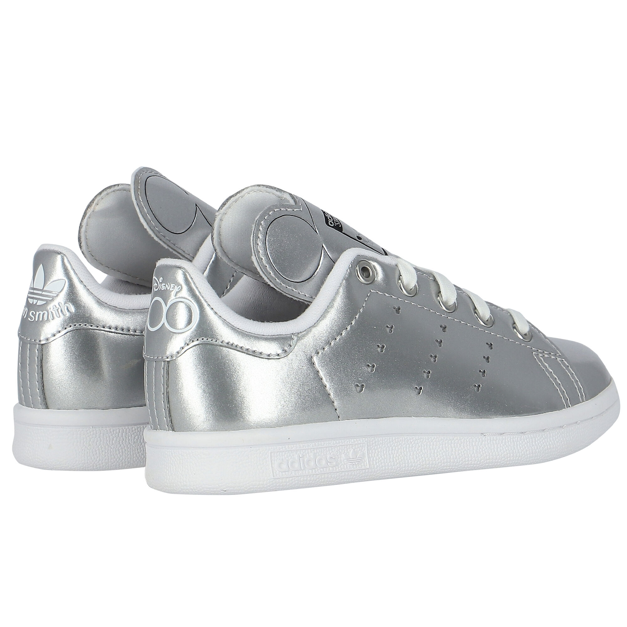 Silver stan smith store trainers