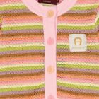 Girls Multi-Coloured Crochet Top, 1, hi-res